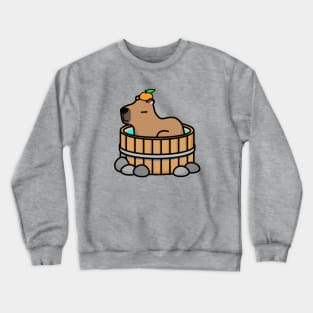 Capybara Ofuro Crewneck Sweatshirt